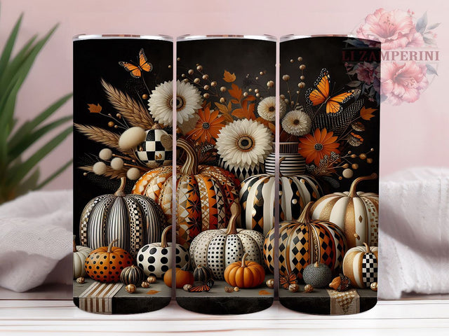 Spooky Halloween Pumpkin Tumbler, Spooky Wrap, 20Oz Tumbler, Sublimation Design, Haunted Vibes, Trick or Treat, Creepy Cute Sublimation Li Zamperini 