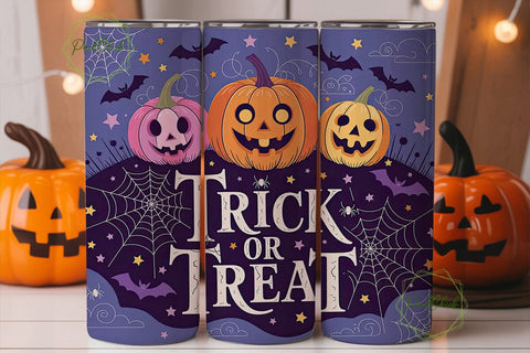 Spooky Halloween Tumbler Wrap Sublimation PixelChick 