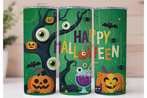 Spooky Halloween Tumbler Wrap Sublimation PixelChick 