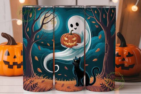 Spooky Halloween Tumbler Wrap Sublimation PixelChick 