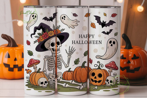 Spooky Halloween Tumbler Wrap Sublimation PixelChick 