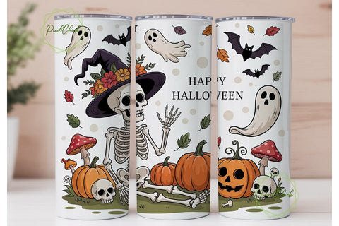 Spooky Halloween Tumbler Wrap Sublimation PixelChick 