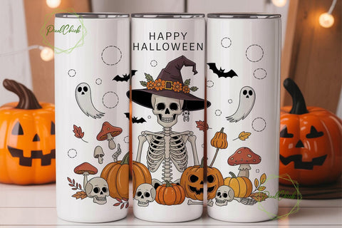 Spooky Halloween Tumbler Wrap Sublimation PixelChick 