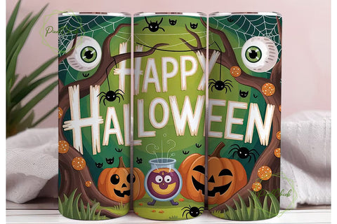 Spooky Halloween Tumbler Wrap Sublimation PixelChick 