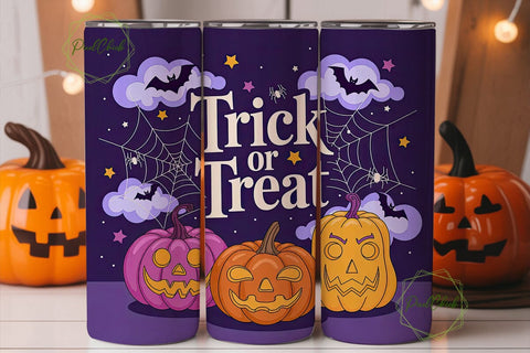 Spooky Halloween Tumbler Wrap Sublimation PixelChick 
