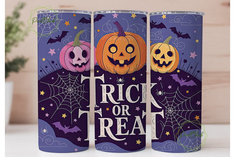 Spooky Halloween Tumbler Wrap Sublimation PixelChick 