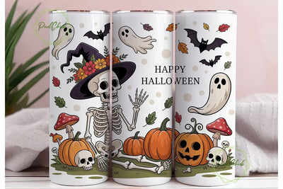 Spooky Halloween Tumbler Wrap Sublimation PixelChick 