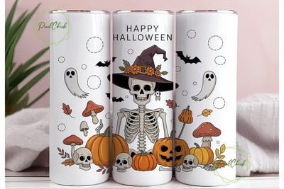 Spooky Halloween Tumbler Wrap Sublimation PixelChick 