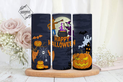 Spooky Halloween Tumbler Wrap Sublimation sassyprint 