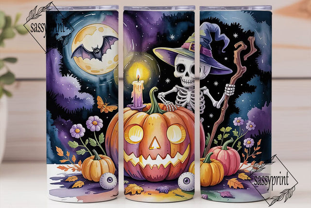 Spooky Halloween Tumbler Wrap Sublimation sassyprint 