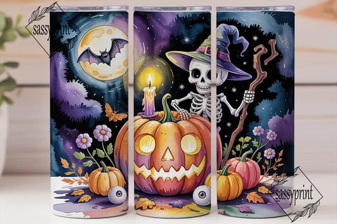 Spooky Halloween Tumbler Wrap Sublimation sassyprint 
