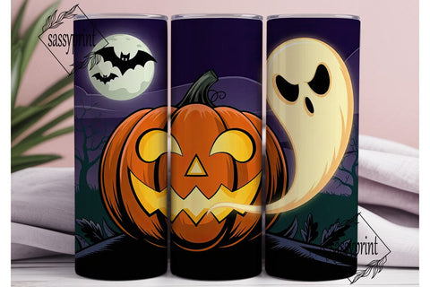 Spooky Halloween Tumbler Wrap Sublimation sassyprint 