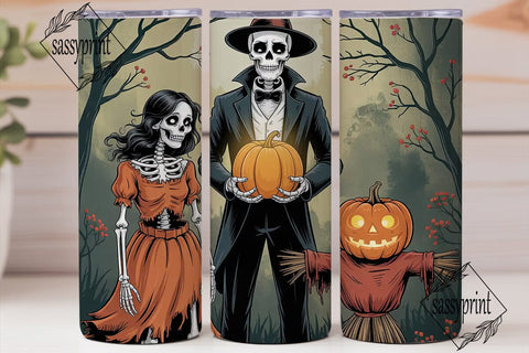 Spooky Halloween Tumbler Wrap Sublimation sassyprint 