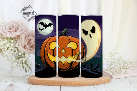 Spooky Halloween Tumbler Wrap Sublimation sassyprint 