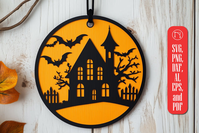 spooky haunted house SVG cut file SVG MD JOYNAL ABDIN 