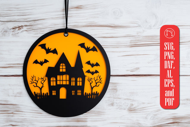 spooky haunted house SVG cut file SVG MD JOYNAL ABDIN 
