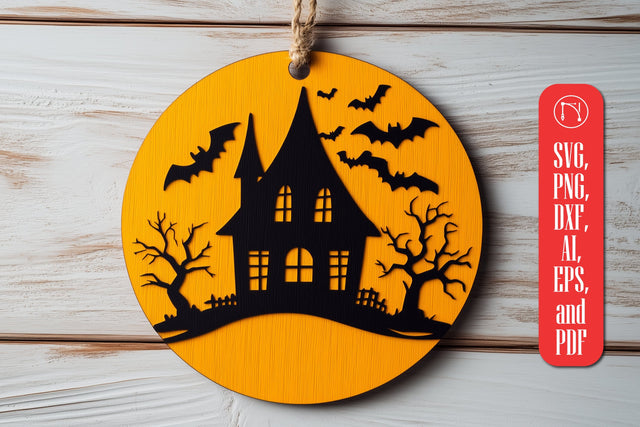 spooky haunted house SVG cut file SVG MD JOYNAL ABDIN 