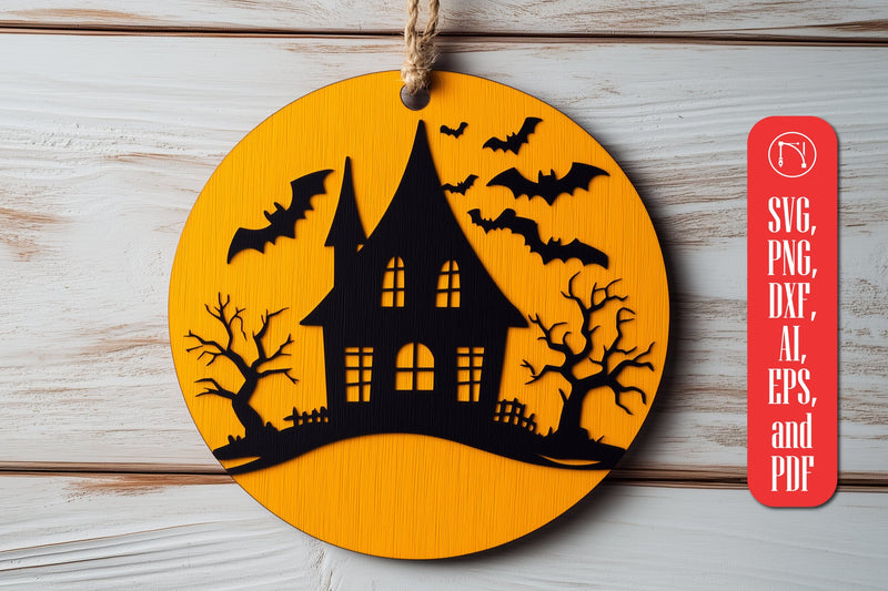 spooky haunted house SVG cut file SVG MD JOYNAL ABDIN 