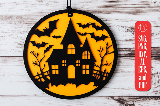 spooky haunted house SVG cut file SVG MD JOYNAL ABDIN 