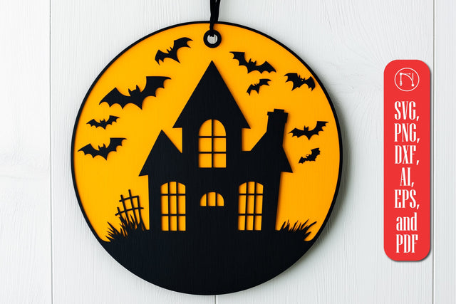 spooky haunted house SVG cut file SVG MD JOYNAL ABDIN 