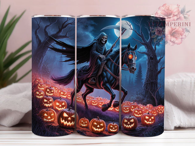 Spooky Headless Horseman Tumbler, Spooky Horse Wrap, 20oz Sublimation, Headless Horseman Cup, Gothic Halloween Mug, Haunted Horse Tumbler, Fall Spooky Drinkware Sublimation Li Zamperini 
