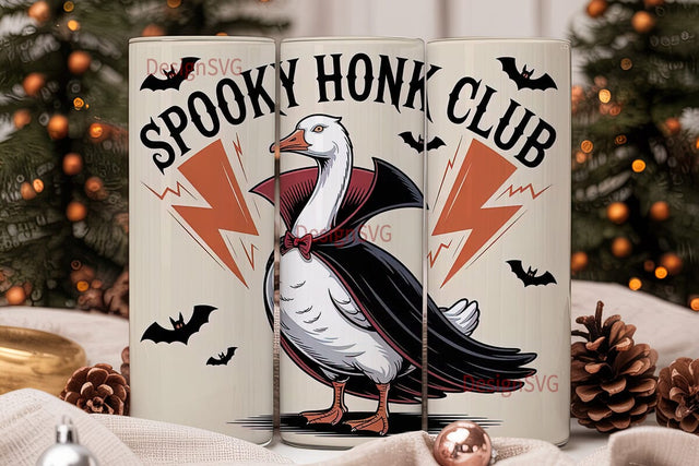 Spooky Honk Club 20oz Tumbler Sublimation DesignSVG 