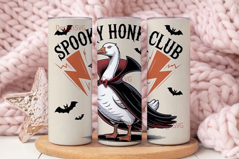 Spooky Honk Club 20oz Tumbler Sublimation DesignSVG 