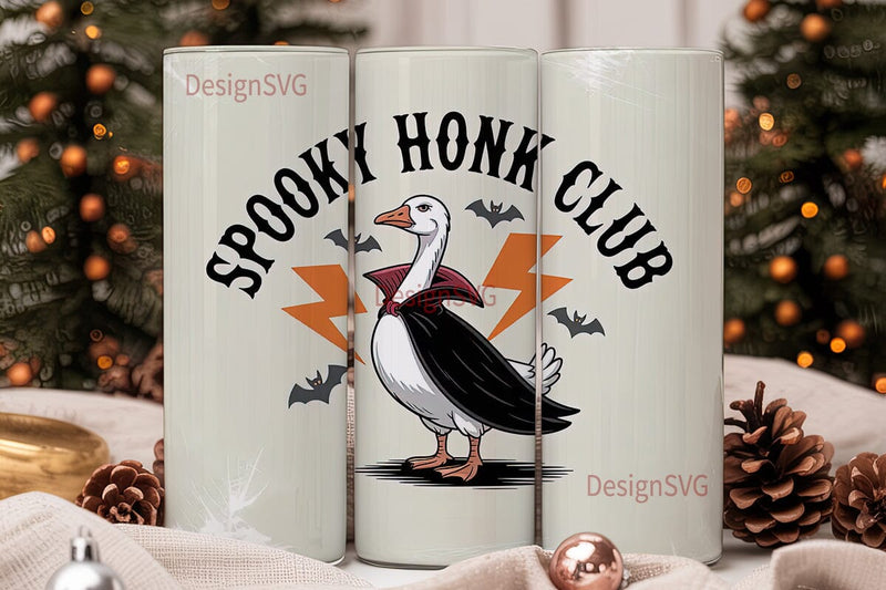 Spooky Honk Club 20oz Tumbler Sublimation DesignSVG 