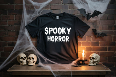 Spooky Horror Font - A Halloween Display Font for Crafts Font TonisArtStudio 