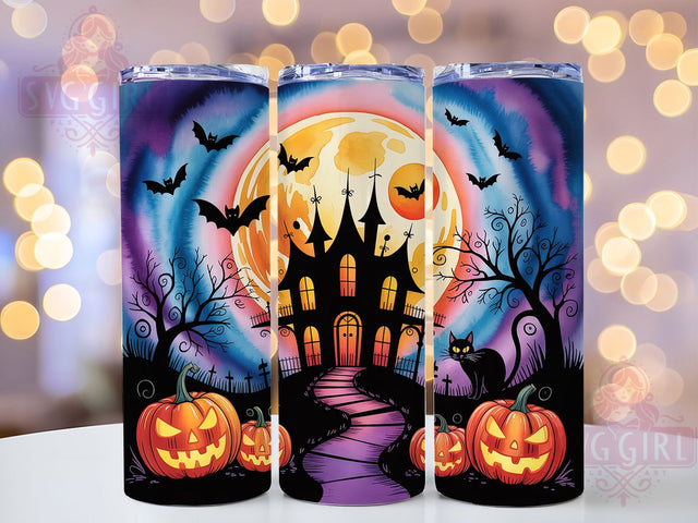 Spooky Ink Halloween Tumbler Wrap, Spooky Ink Sublimation Design, 20oz Skinny Tumbler Wrap, Abstract Halloween Drinkware, Haunted Ink Tumbler Wrap, Dark Fall Sublimation Design, Artistic Halloween Wrap Sublimation SvggirlplusArt 