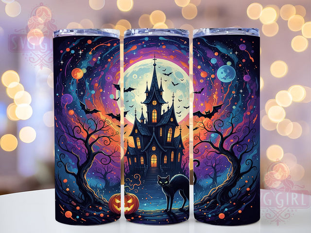 Spooky Ink Halloween Tumbler Wrap, Spooky Ink Sublimation Design, 20oz Skinny Tumbler Wrap, Abstract Halloween Drinkware, Haunted Ink Tumbler Wrap, Dark Fall Sublimation Design, Artistic Halloween Wrap Sublimation SvggirlplusArt 