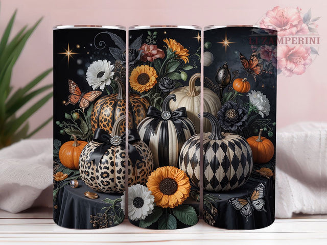 Spooky Jack O’Lantern Pumpkin Tumbler, Halloween Wrap PNG, 20oz Sublimation Design, Creepy Jack O Lantern Cup, Haunted Fall Mug, October Drinkware, Scary Pumpkin Tumbler Sublimation Li Zamperini 