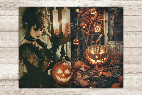 Spooky Junk Journal Page | Gothic Digital Paper SVG GlamArtZhanna 