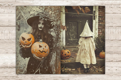 Spooky Junk Journal Page | Gothic Digital Paper SVG GlamArtZhanna 