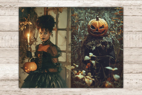 Spooky Junk Journal Paper | Trick Or Treat Collage Sheet SVG GlamArtZhanna 