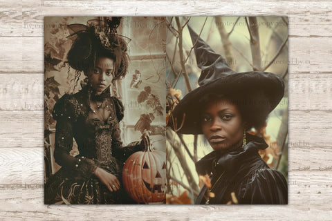 Spooky Junk Journal Paper | Trick Or Treat Collage Sheet SVG GlamArtZhanna 