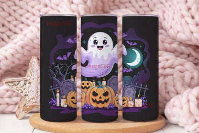 Spooky Kawaii Halloween 20oz Tumbler Sublimation DesignSVG 