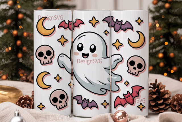 Spooky Kawaii Halloween 20oz Tumbler Sublimation DesignSVG 