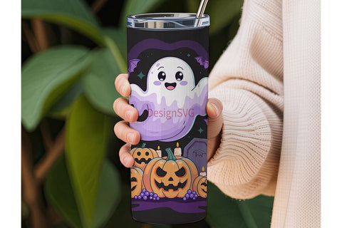 Spooky Kawaii Halloween 20oz Tumbler Sublimation DesignSVG 