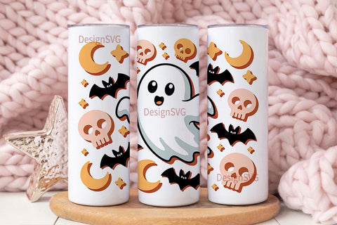 Spooky Kawaii Halloween 20oz Tumbler Sublimation DesignSVG 