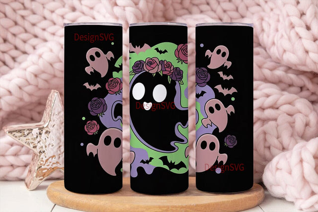Spooky Kawaii Halloween 20oz Tumbler Sublimation DesignSVG 