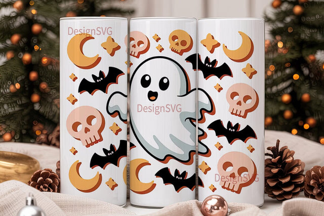 Spooky Kawaii Halloween 20oz Tumbler Sublimation DesignSVG 