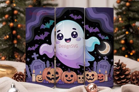 Spooky Kawaii Halloween 20oz Tumbler Sublimation DesignSVG 