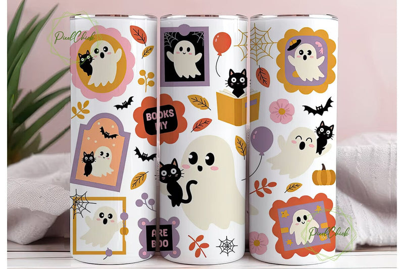 Spooky Kawaii Halloween 20oz Tumbler Sublimation PixelChick 