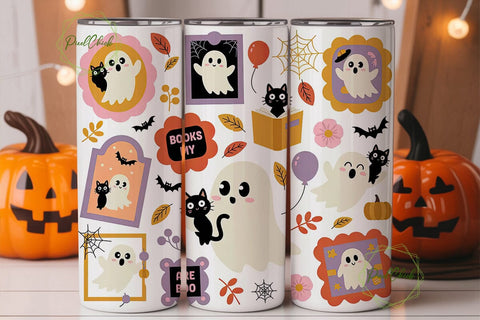 Spooky Kawaii Halloween 20oz Tumbler Sublimation PixelChick 