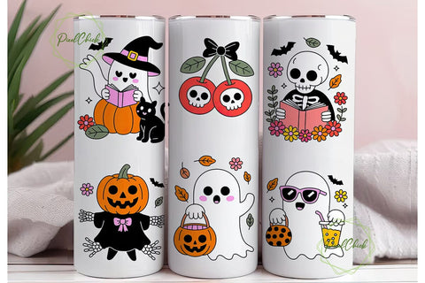 Spooky Kawaii Halloween 20oz Tumbler Sublimation PixelChick 