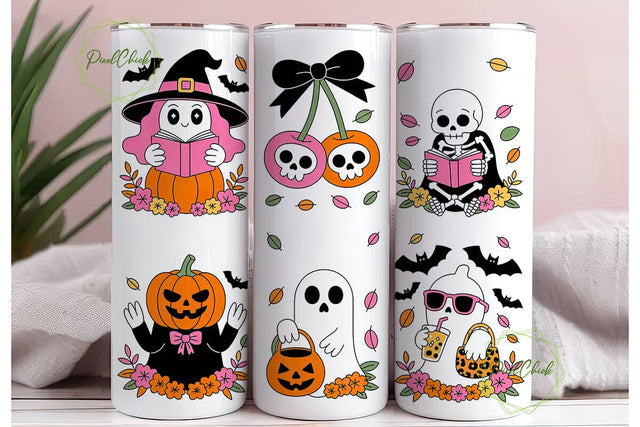 Spooky Kawaii Halloween 20oz Tumbler Sublimation PixelChick 