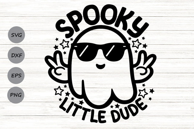 Spooky Little Dude| Boy Halloween SVG Cutting Files. SVG CosmosFineArt 