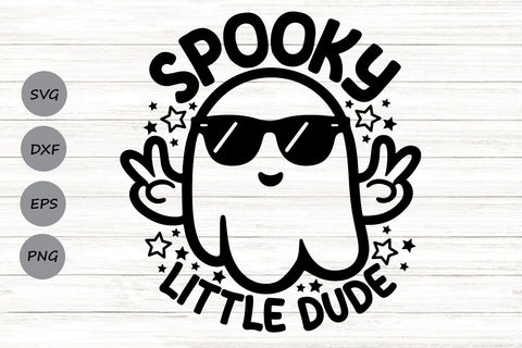 Spooky Little Dude| Boy Halloween SVG Cutting Files. SVG CosmosFineArt 