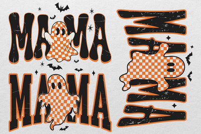 Spooky Mama Halloween svg, Spooky Mama svg, retro Halloween svg, Ghost Spooky Png, Preppy Halloween Mama Png SVG DesignDestine 